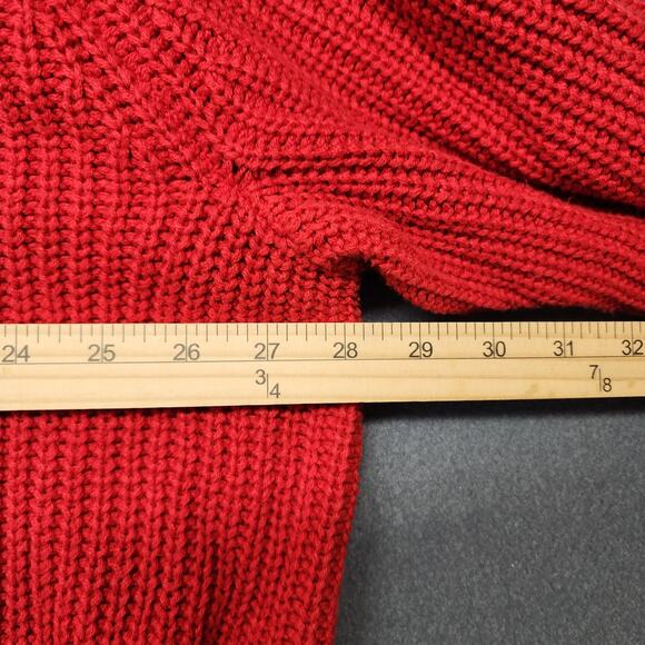 Woman Within Cardigan Sweater Womens Plus Size 3X Red V Neck Casual - Picture 4 of 13